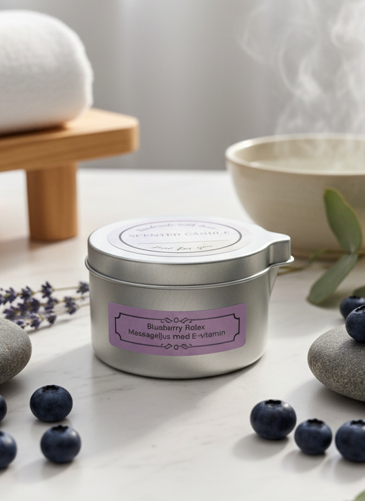 Blueberry Relax Massageljus