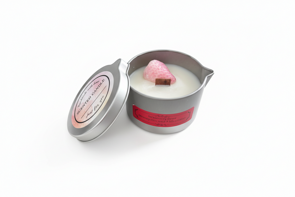 Strawberry Relax Massageljus