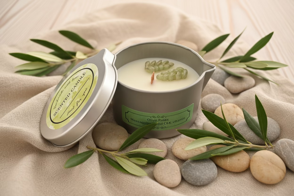 Olive Relax
Massageljus – Doftfri