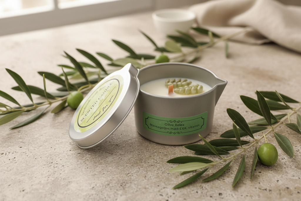 Olive Relax
Massageljus – Doftfri